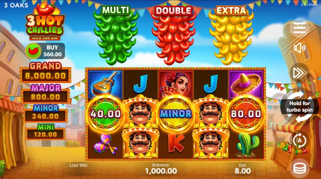 3 Hot Chillies slot Review
