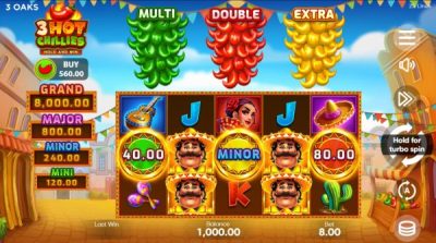 3 Hot Chillies slot Review