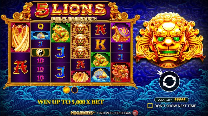 5 Lions Megaways slot Review [Pragmatic Play]