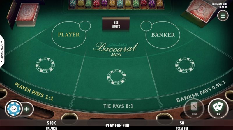 Mini Baccarat Strategy