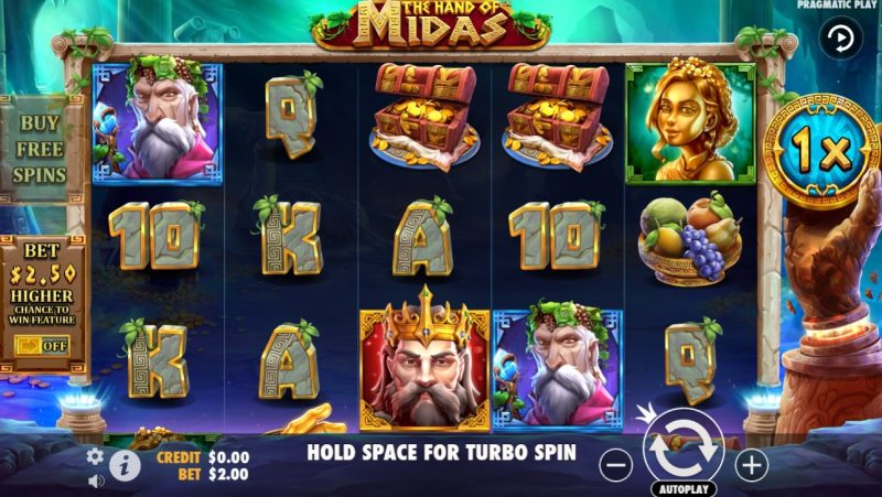 The Hand of Midas slot game Review